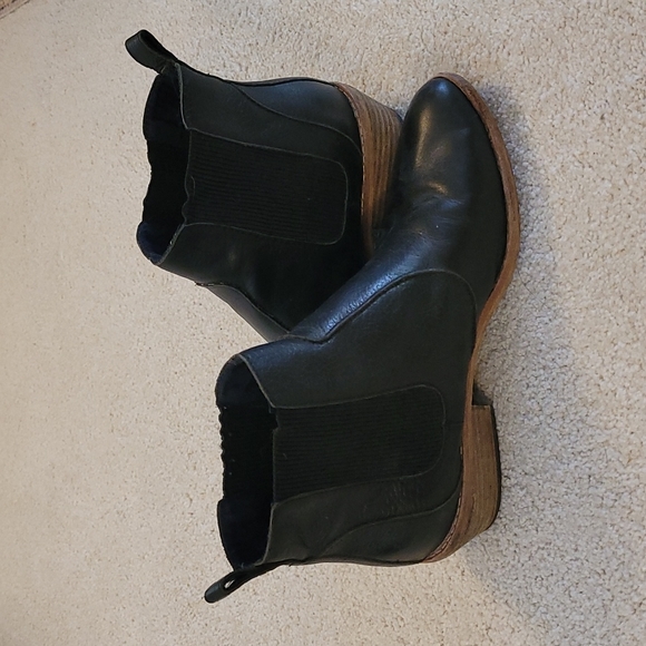 Gap Black Leather Chelsea Western Boots - Picture 6 of 6